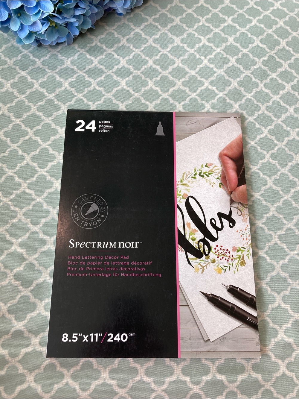 Spectrum Noir Hand Lettering Decor Pad Blessed 24p NEW